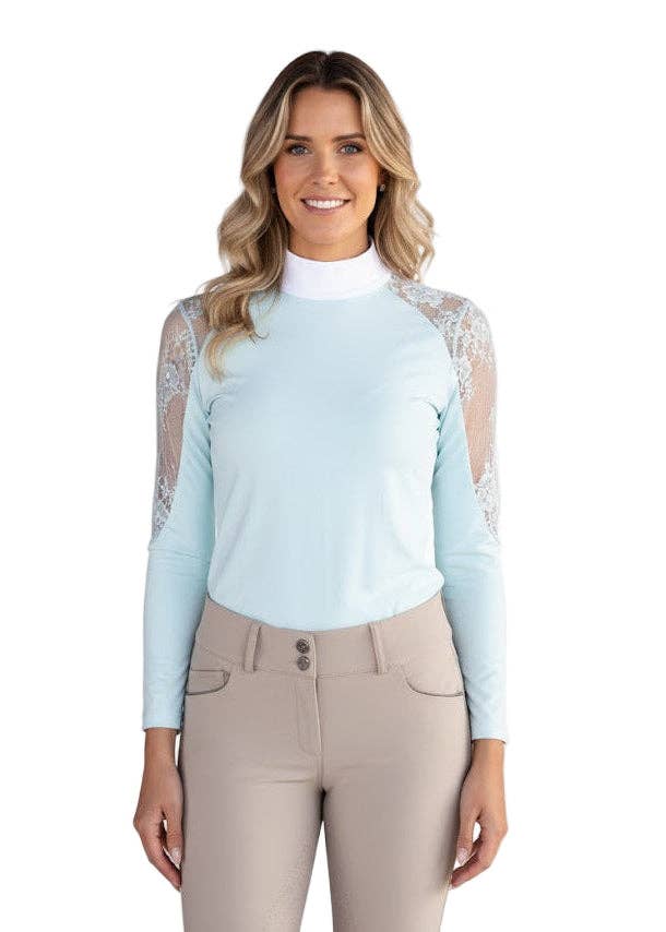 Floral | Lilliana Shirt in Seafoam