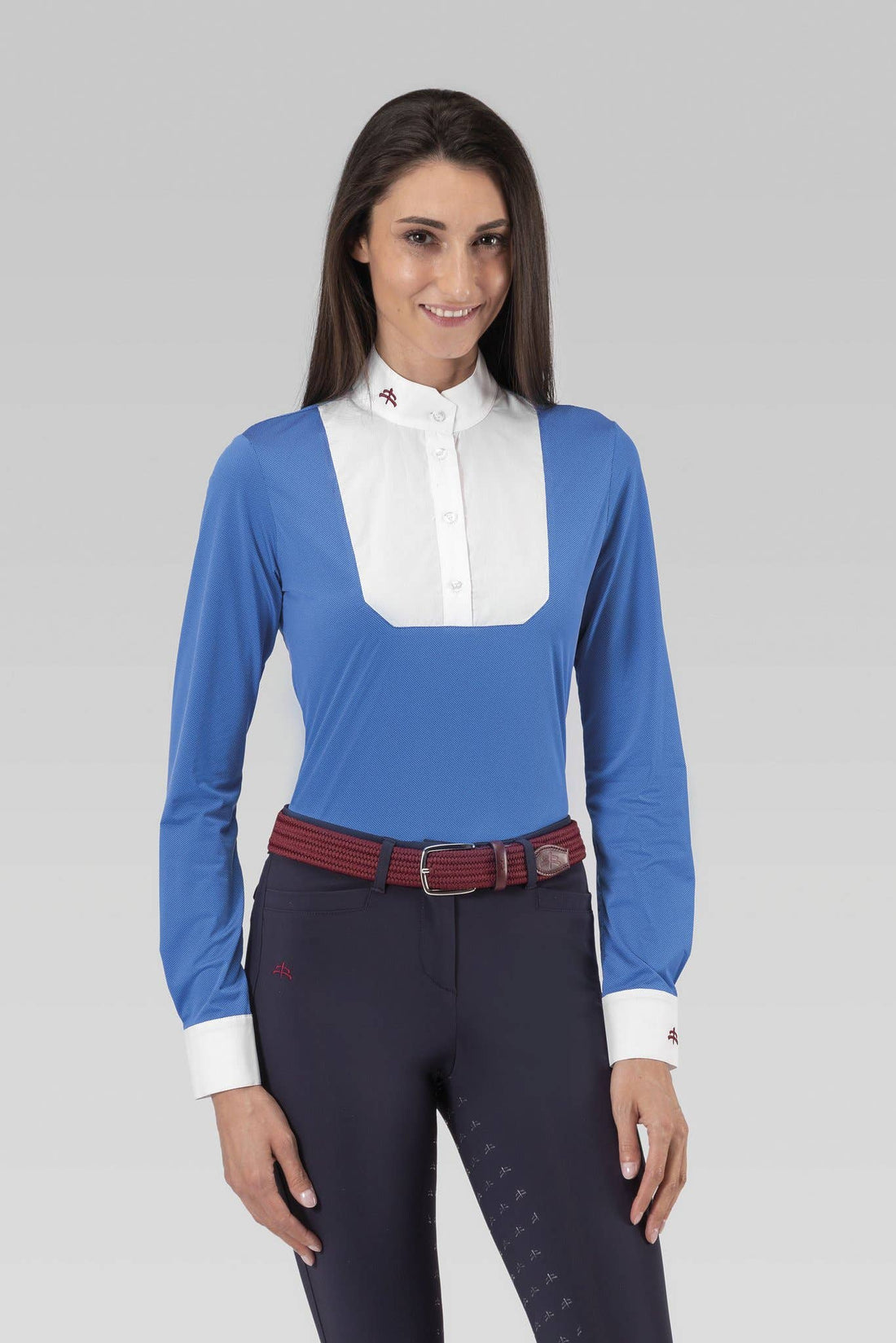 LADIES POLO SHIRT MOD. JOLIE in Bluette
