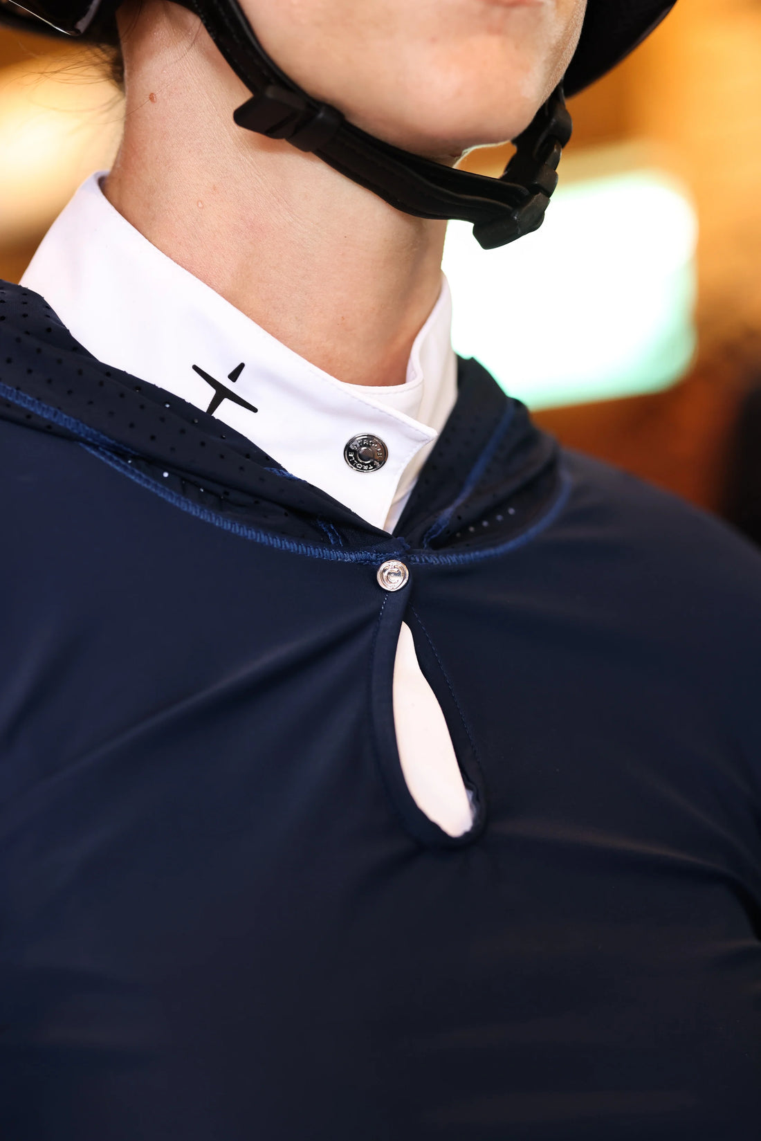 Navy | Calla Technical Perforated Hoodie – Coeurmandie