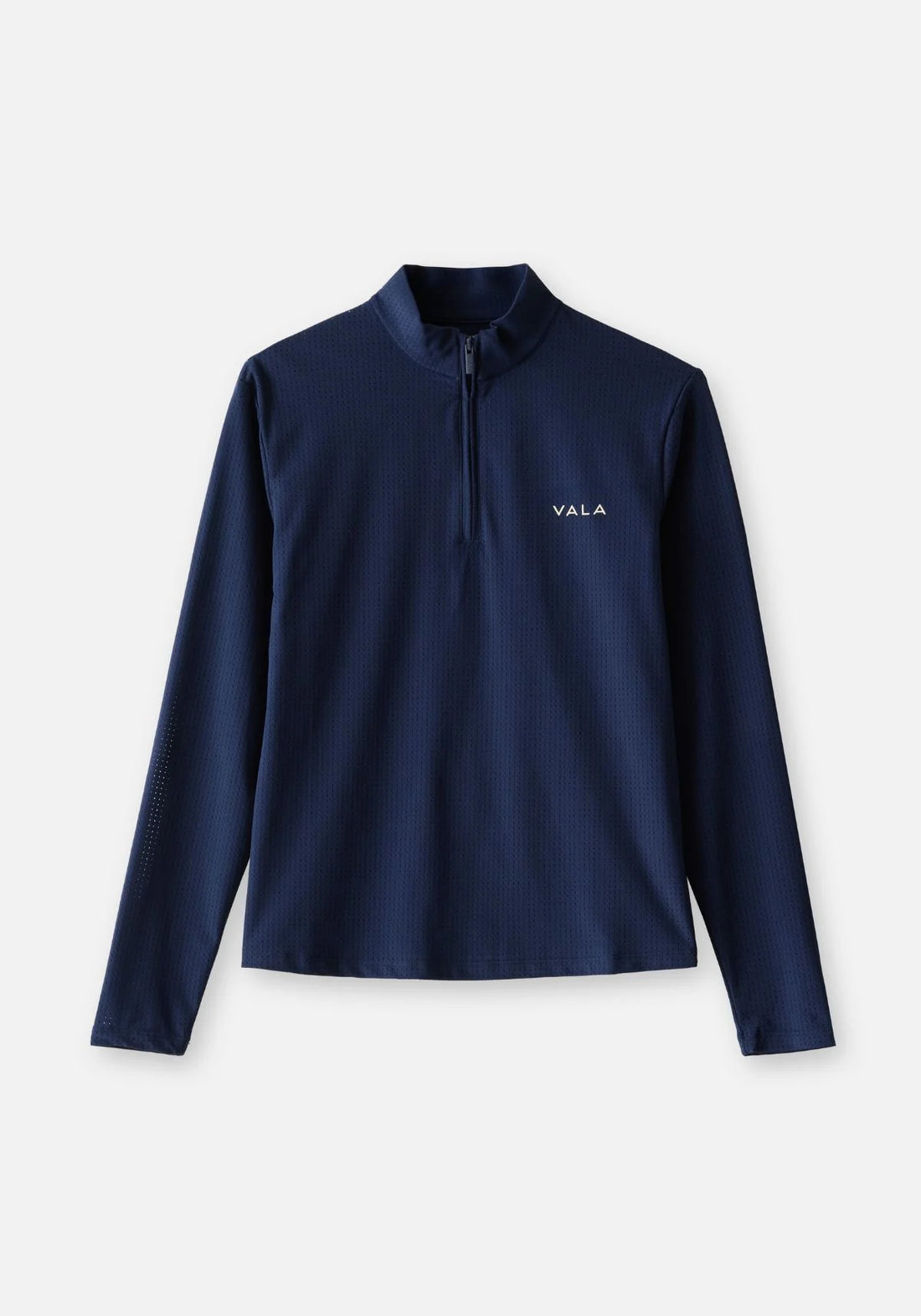 Navy | Elsa Mesh Long Sleeve Zip – VALA