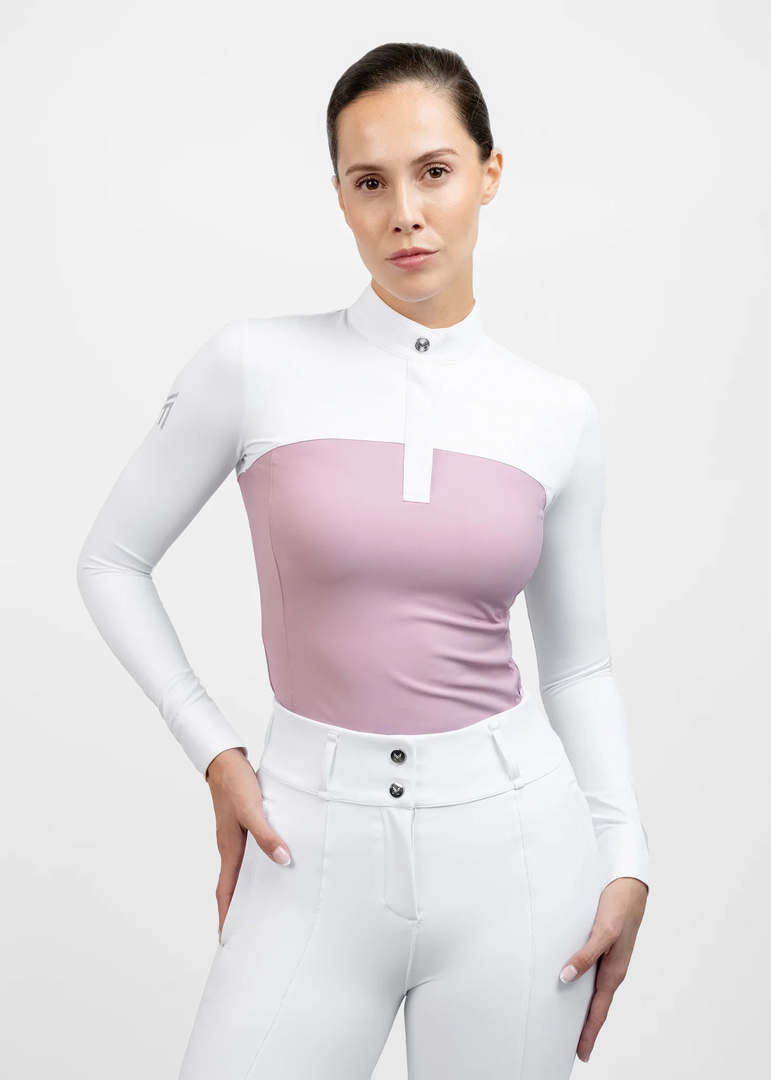 Mauve | Era Long Sleeve Show Shirt – MAXIMILIAN Equestrian