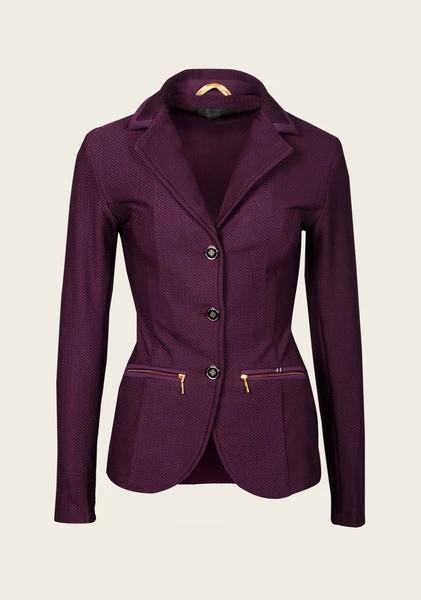 Plum | Ladies Mesh Show Jacket, mesh show jacket, flat product shot
