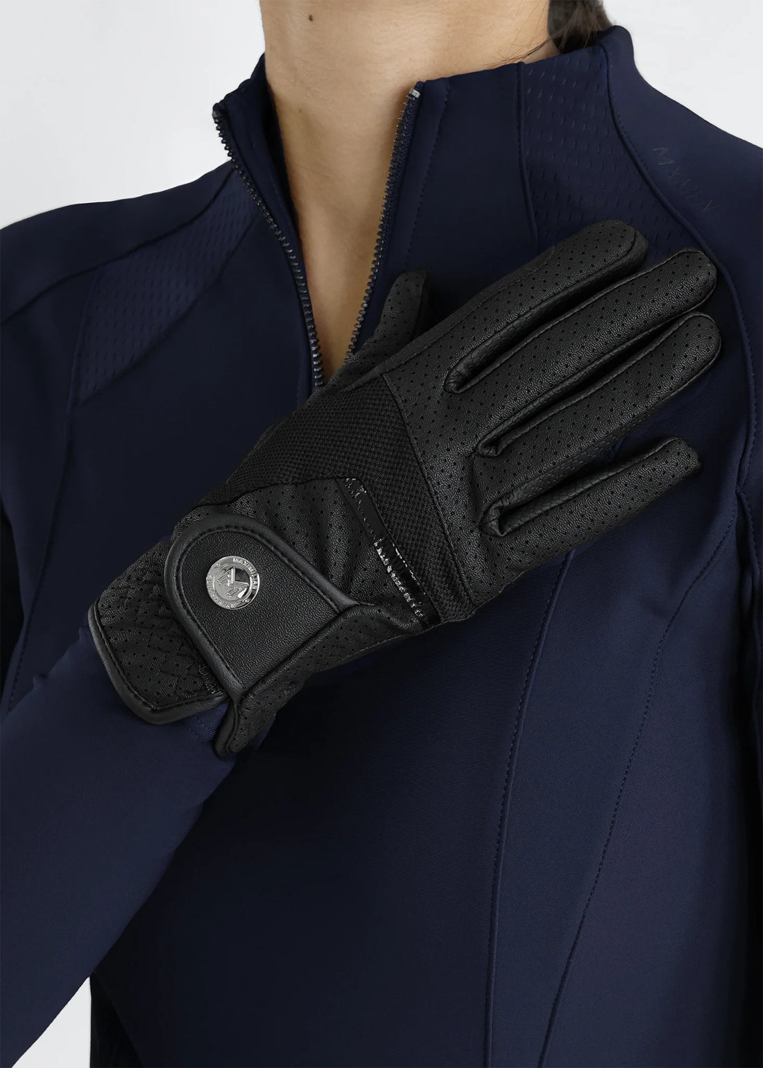 Black | Max Riding Gloves – MAXIMILIAN Equestrian