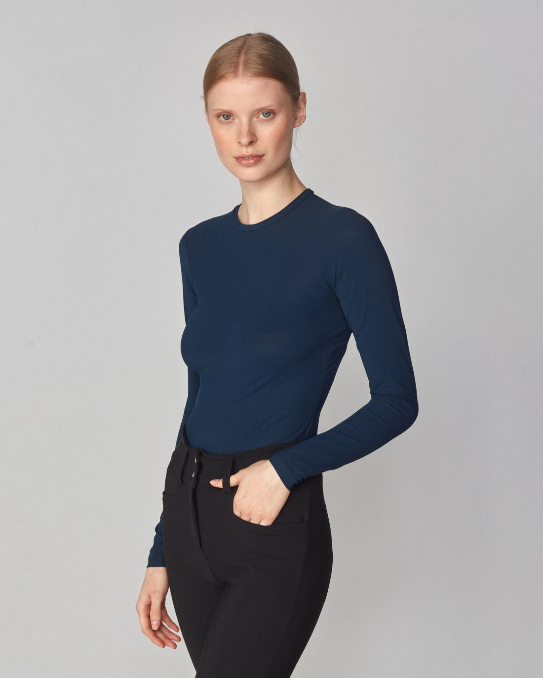 Navy | Sculpting Long Sleeve