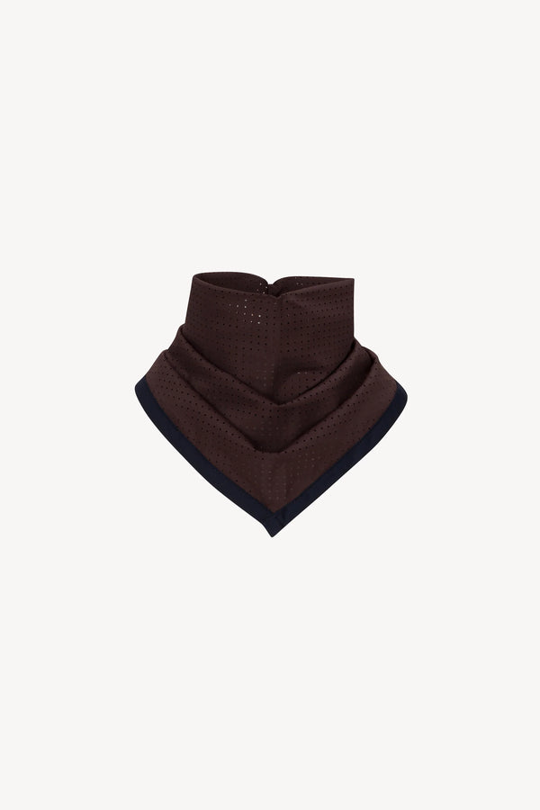 Choclate | The Hannah Sun Protector, neck sun protector in chocolate, product shot