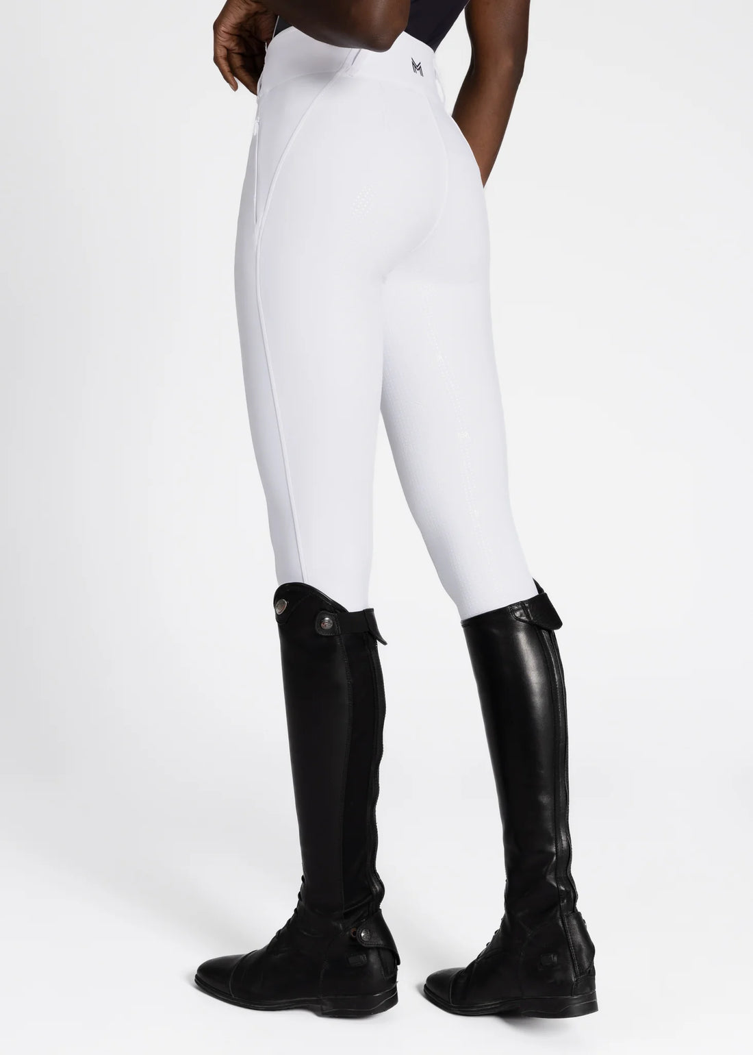 White | Vision Breeches – MAXIMILIAN Equestrian