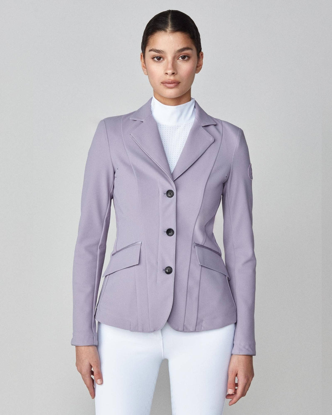 Lavender | Performance Show Jacket, performance show jacket, front view on model