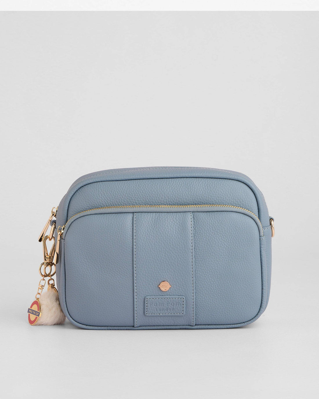 Gray | Original Plus Bag Jubilee Line & Accessories, crossbody bag with pom pom charm
