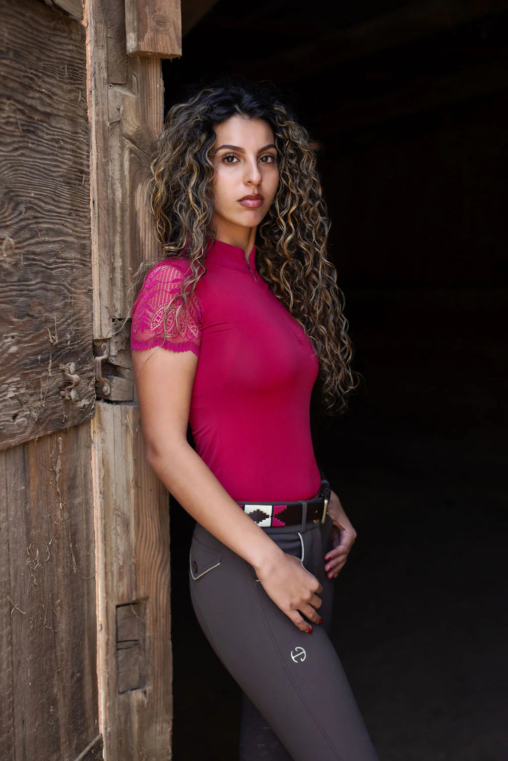 Halter Ego Evolution Mid Waist Ladies Knee Patch Breeches