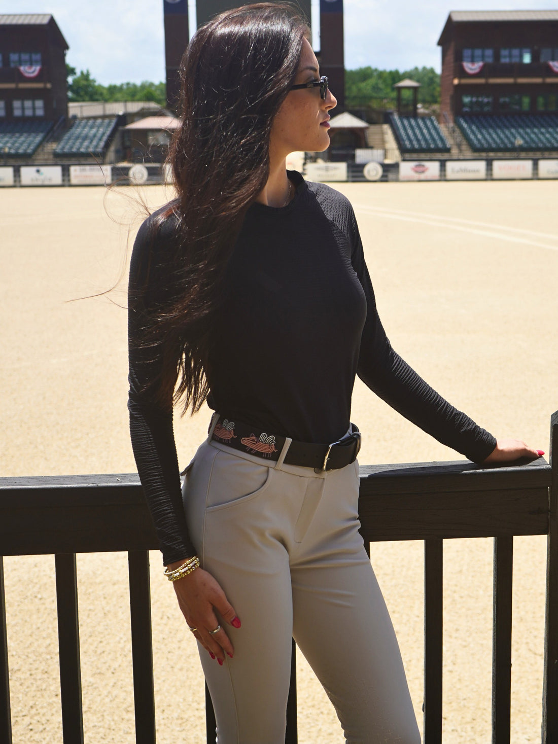 Camellia L/S Waffle Tee – Coeurmandie
