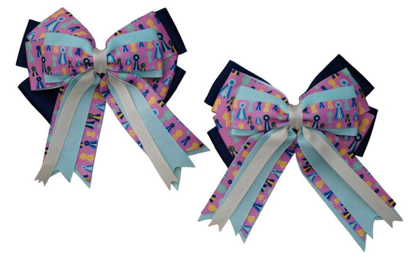 Show Bows-Pink Winning Ribbons