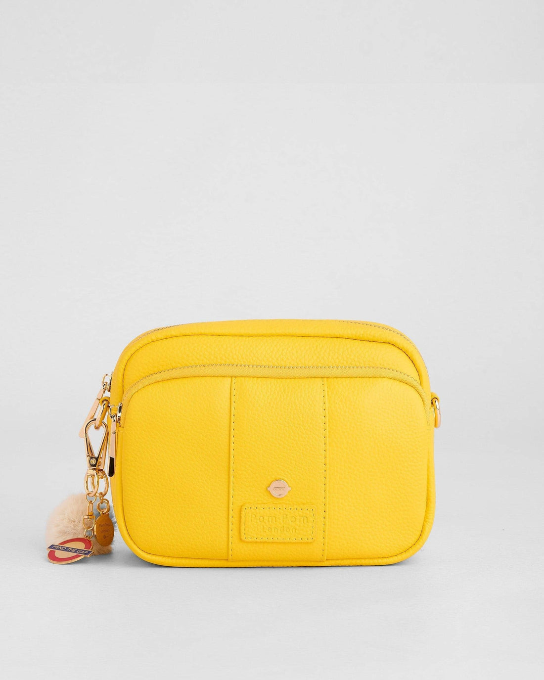 Yellow | Original Plus Bag Jubilee Line & Accessories, crossbody bag with pom pom charm