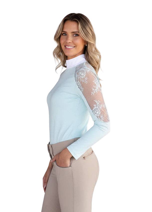 Floral | Lilliana Shirt in Seafoam