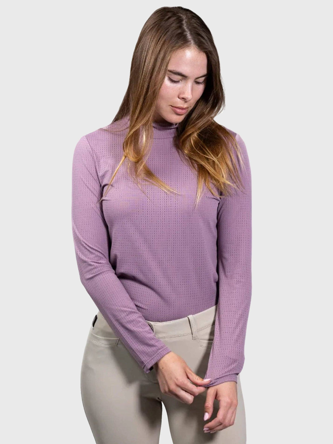 Alesia Mock Neck Shirt
