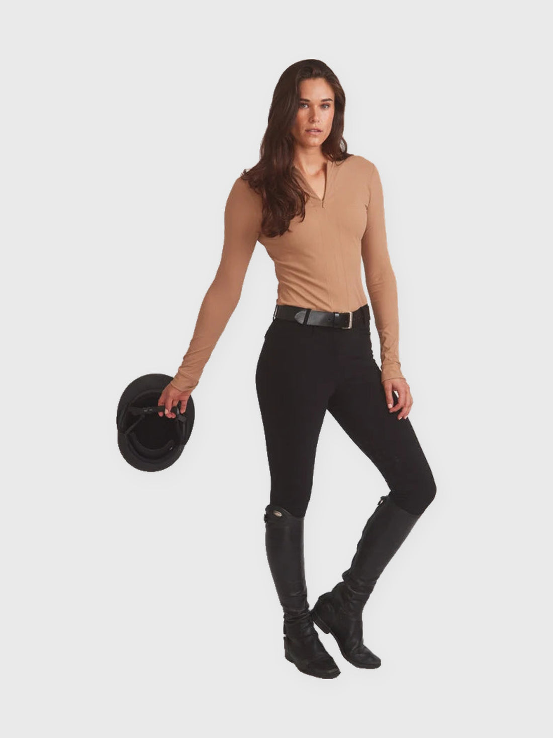 Carol Performance Crewneck Riding Top