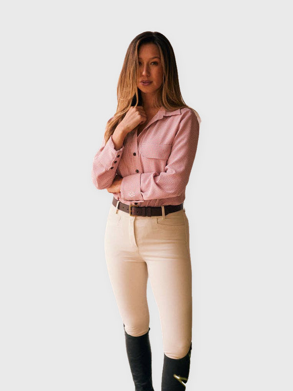 Jessica II Seersucker Gingham Button Down