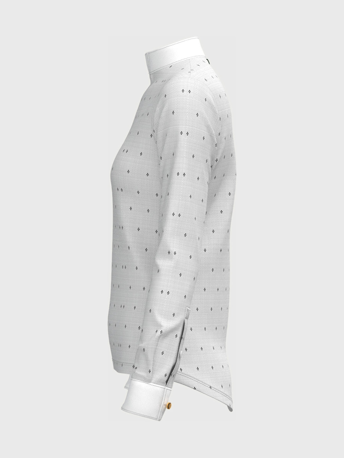 Mosaic 4 Dot Quarter Zip Show Shirt