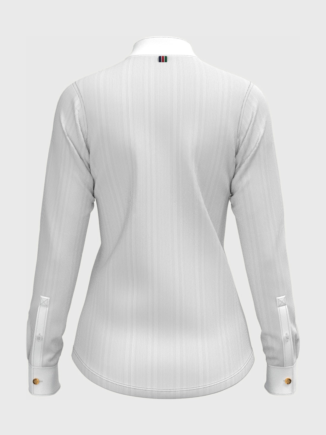 Striped Pleated Long Sleeve Show Shirt