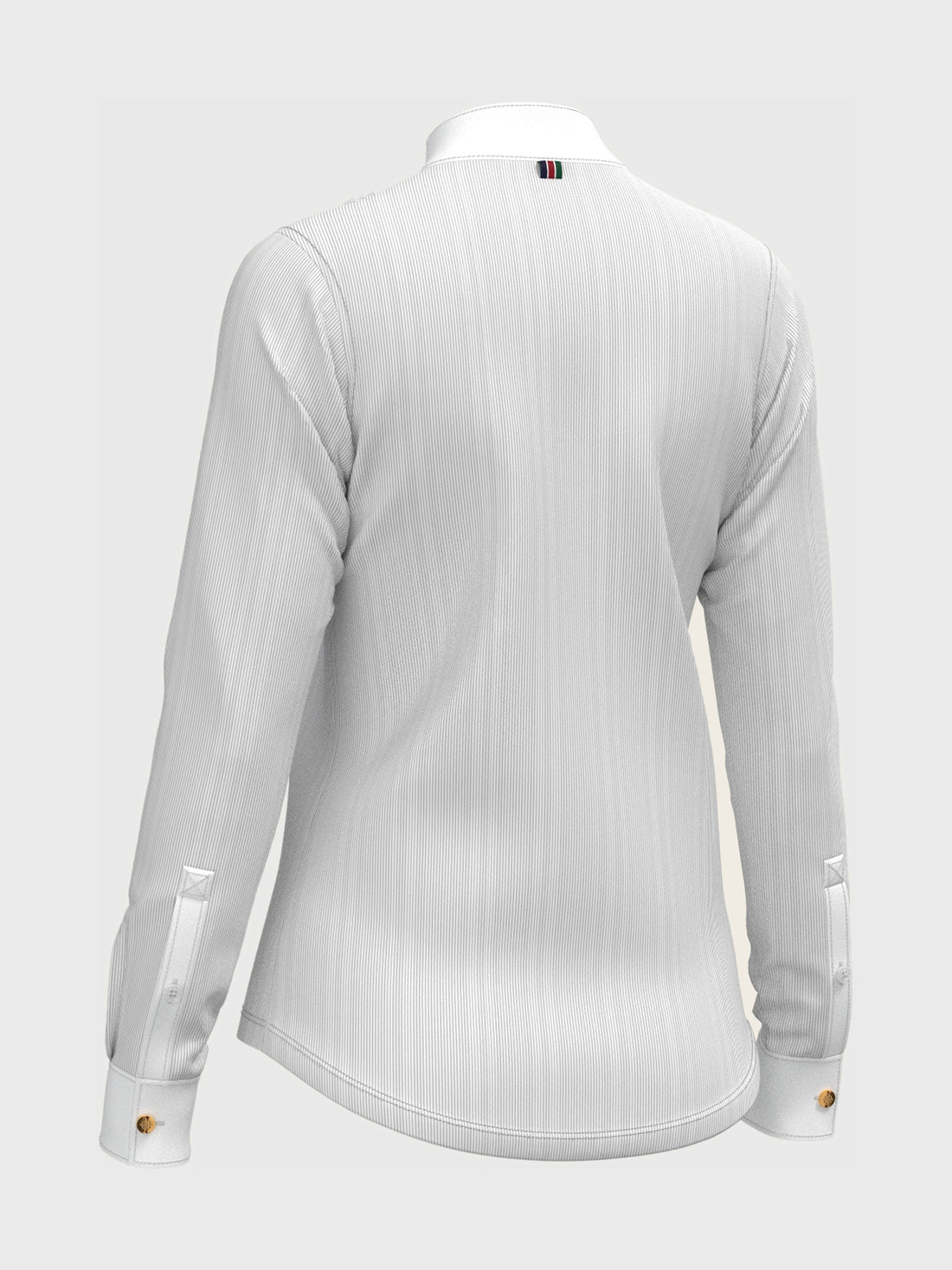 Striped Pleated Long Sleeve Show Shirt