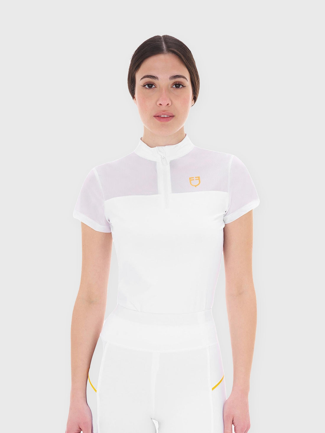 Women's Training Polo with Mesh Inserts