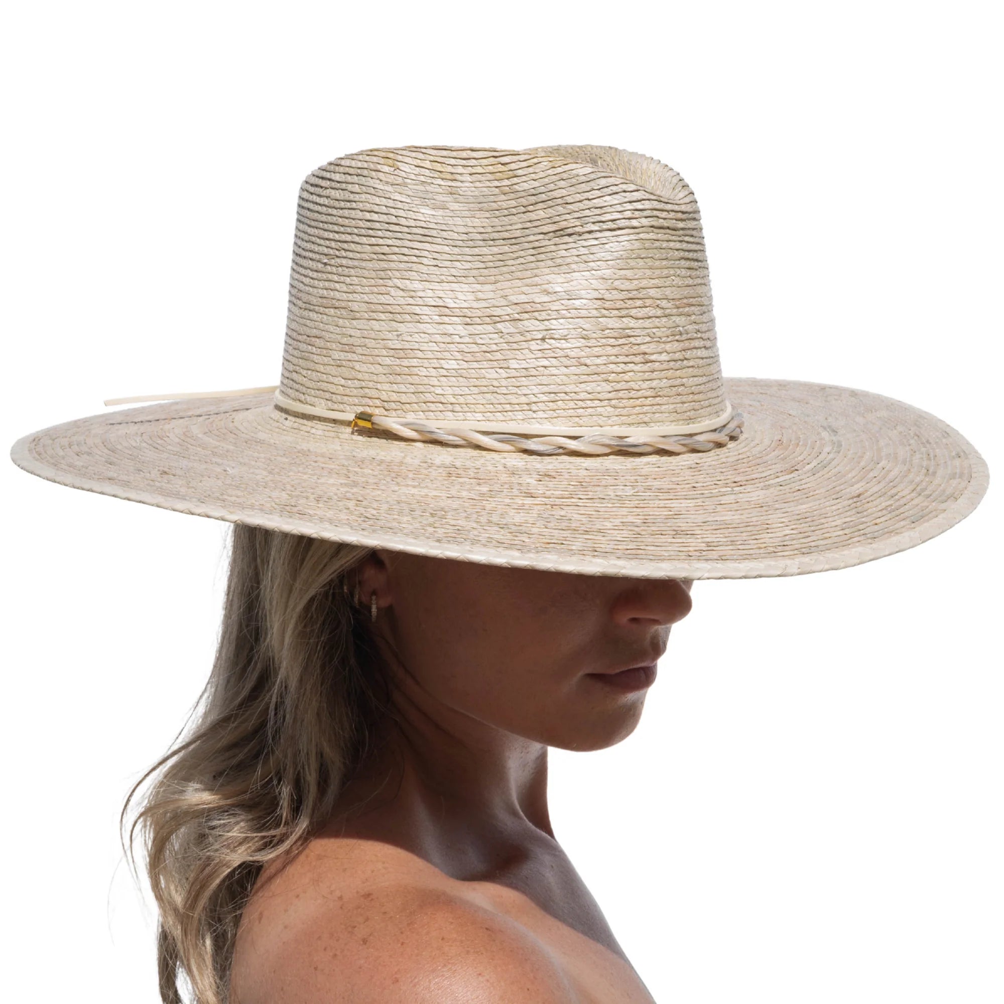 Ellsworth Wide Brim Sun Hat in Tan | Orvella Equestrian