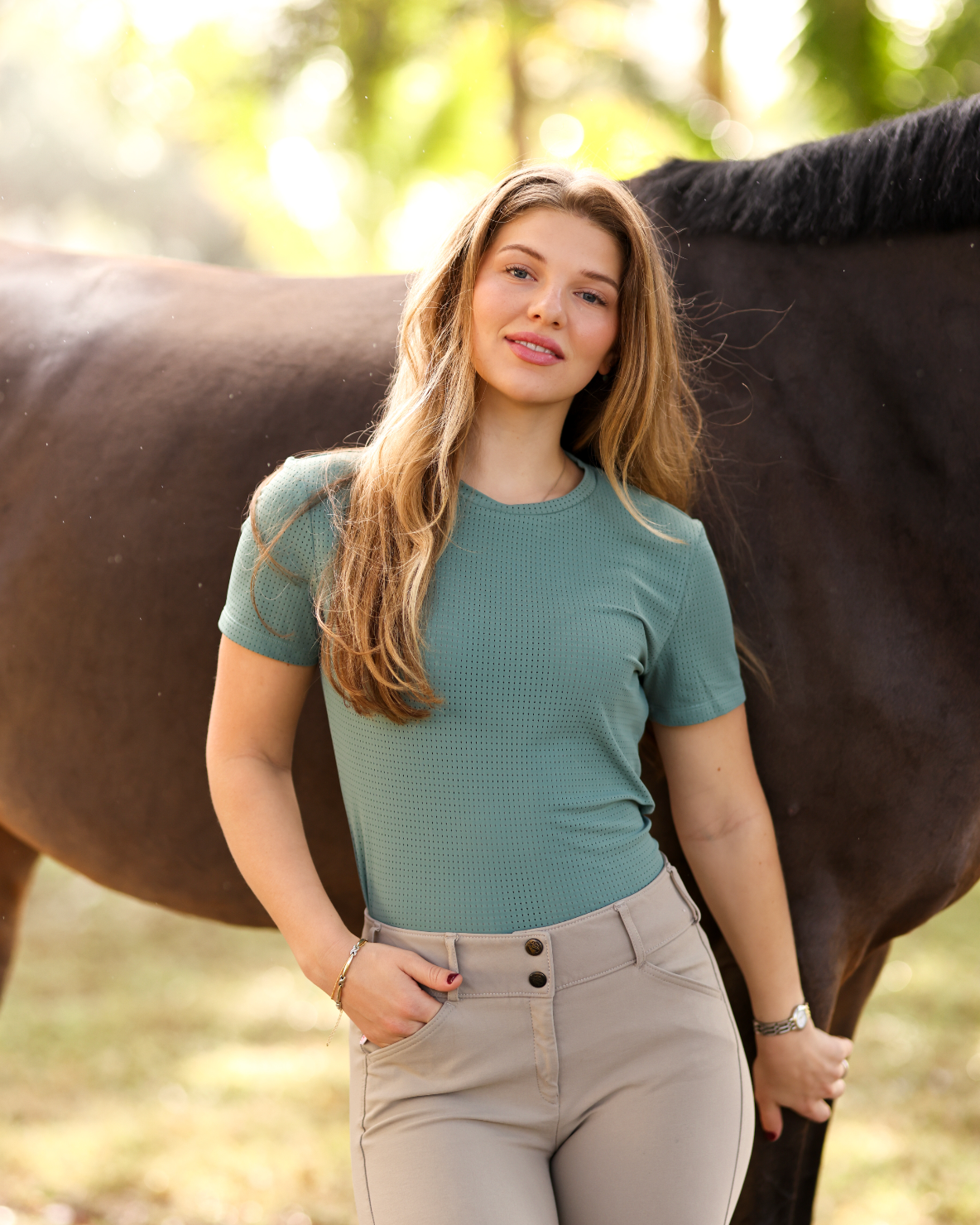 Hallie Shirt in Peony