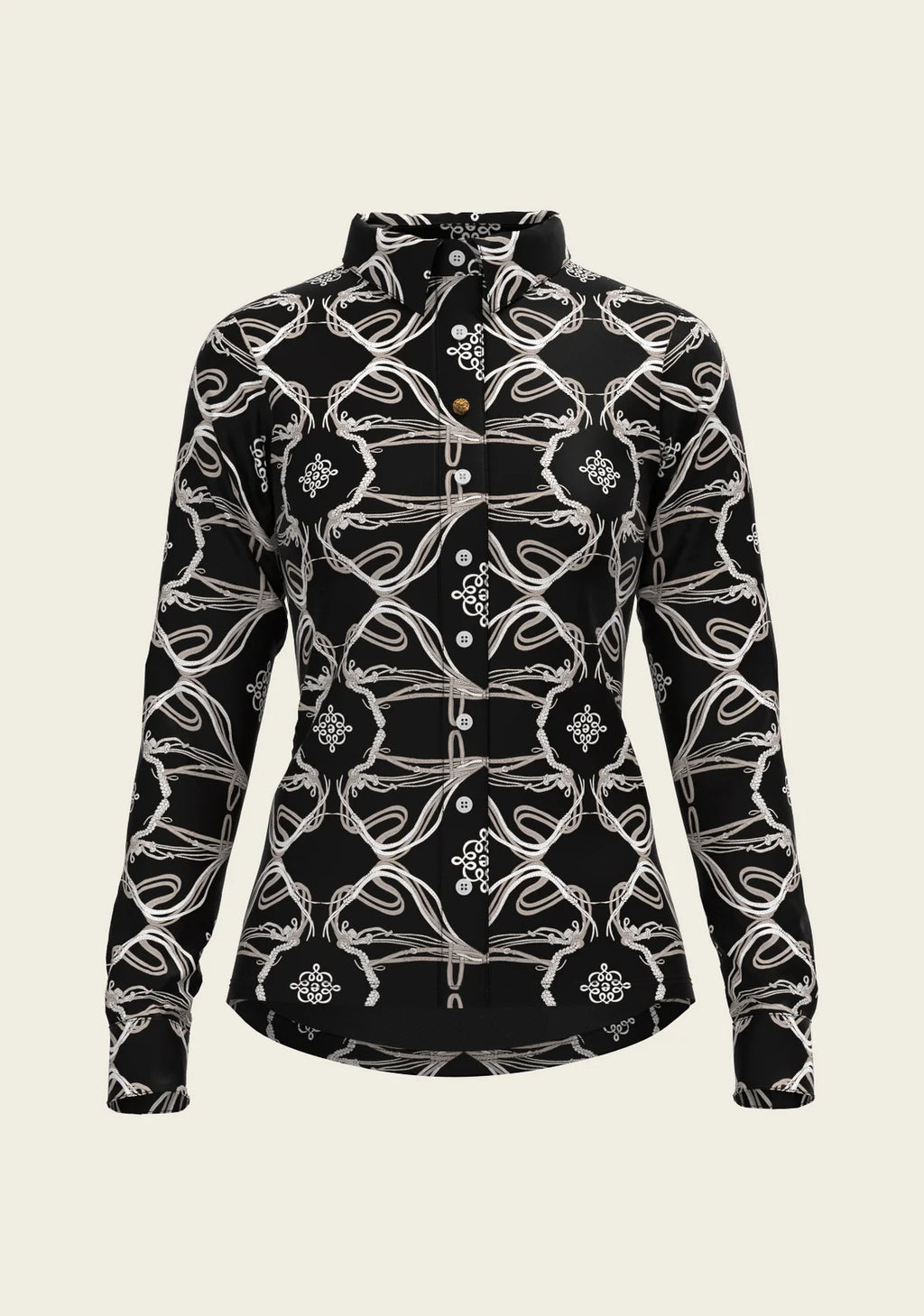 Espoir Roped Bridles  Ladies Button Shirt