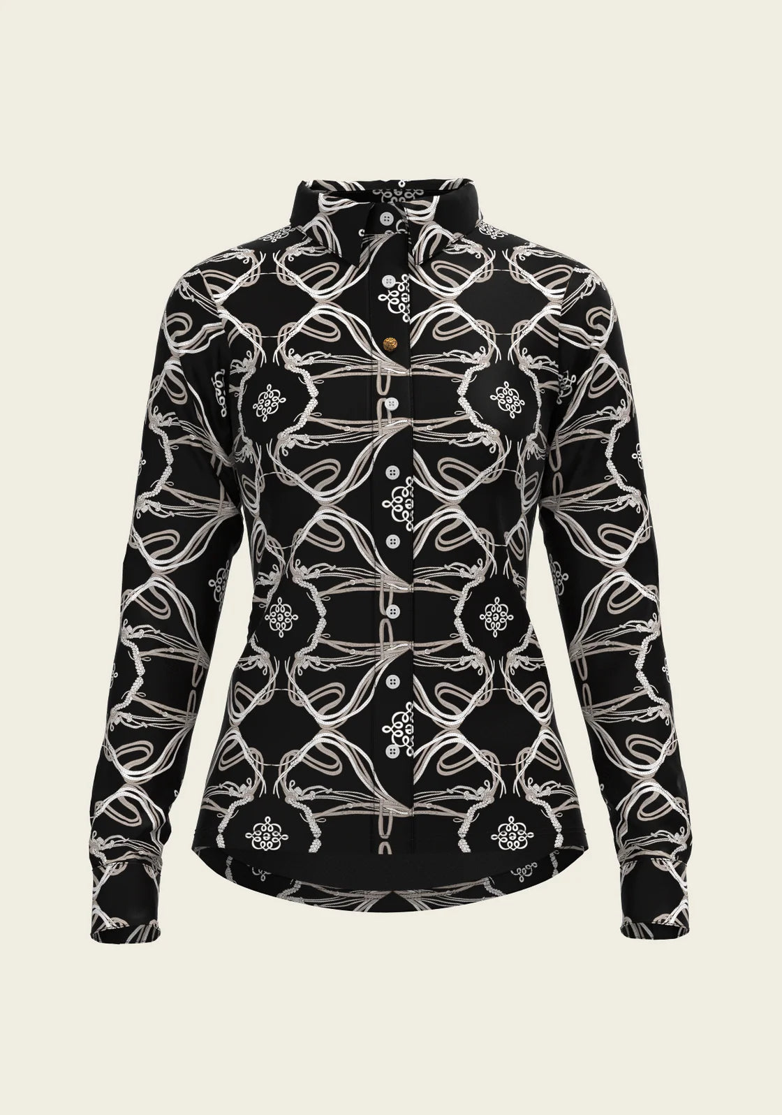 Espoir Roped Bridles  Ladies Button Shirt