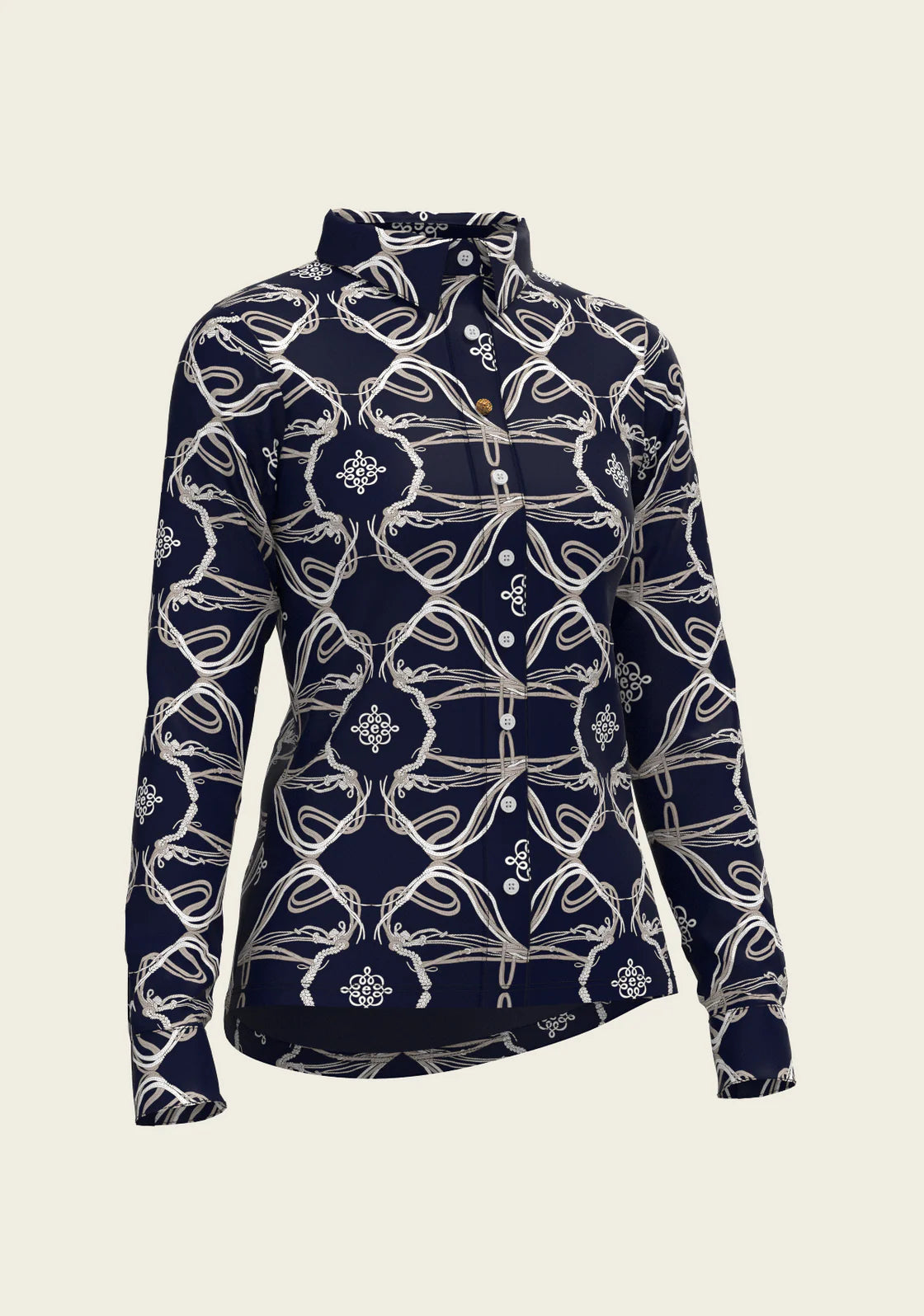Espoir Roped Bridles  Ladies Button Shirt