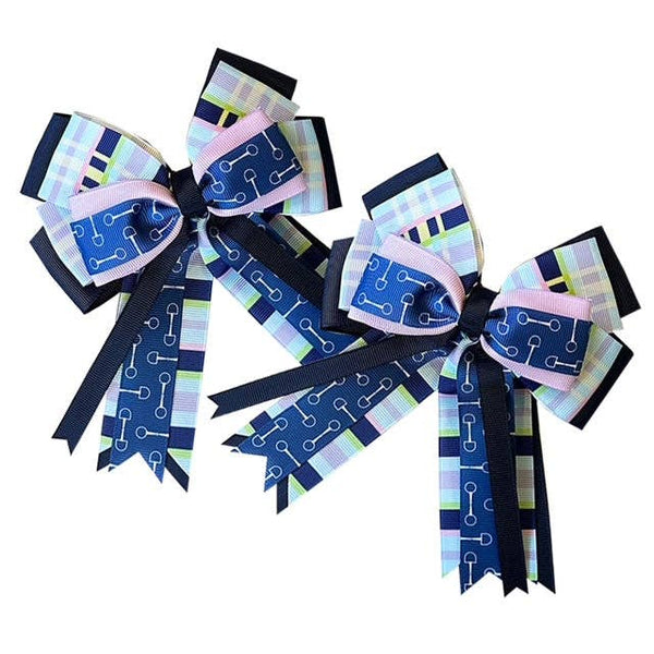 Show Bows-Plaid Bits