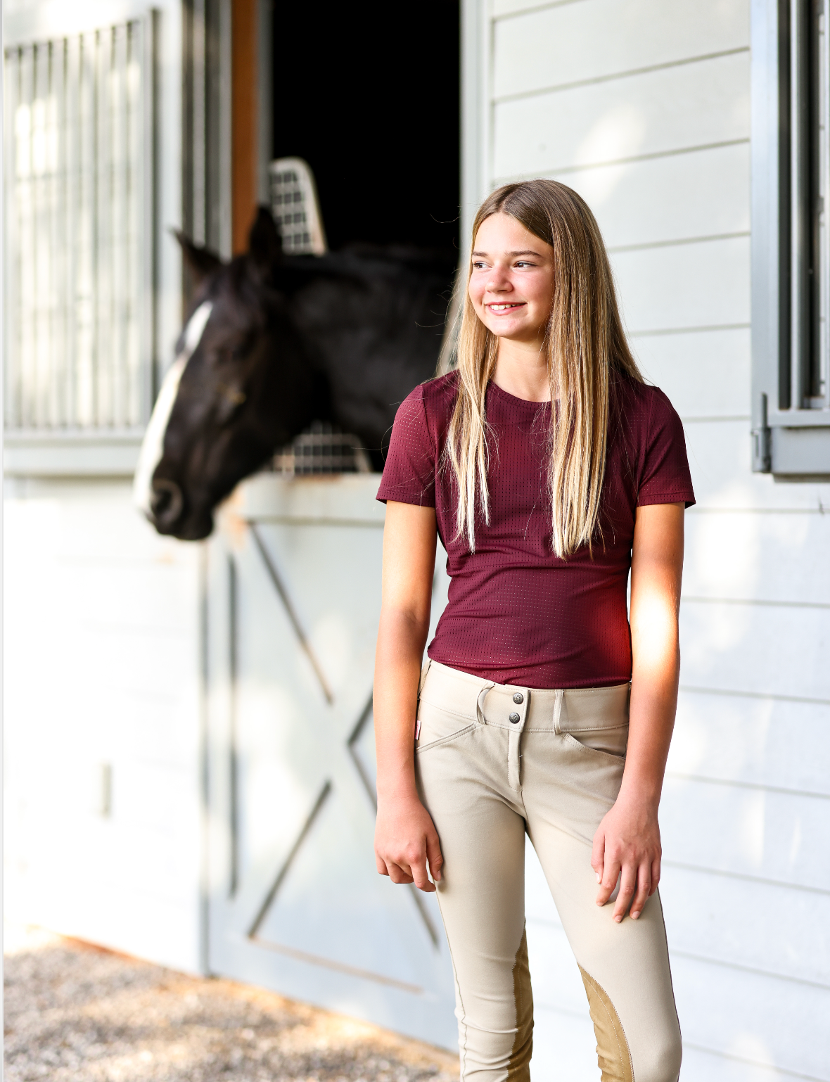 Hallie Shirt in Peony