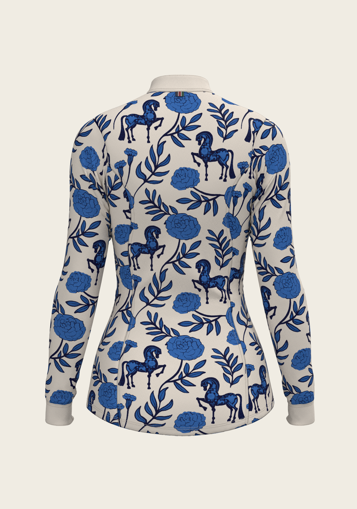 Peony in Quarter Zip Sun Shirt