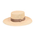 Wide Brim Playa Straw Boater Hat – Elegancia Tropical