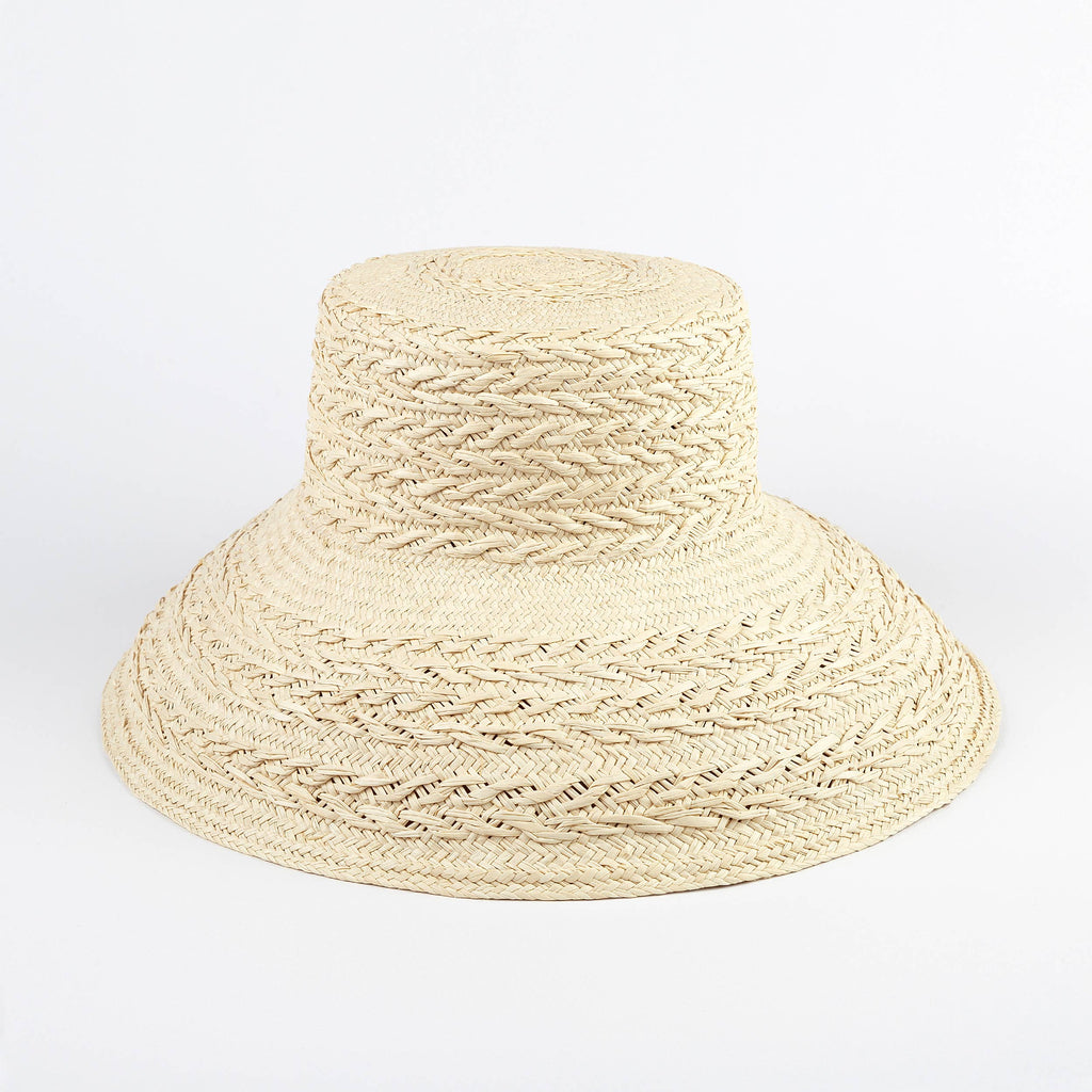 Rope Straw Bucket Hat – Elegancia Tropical Panama