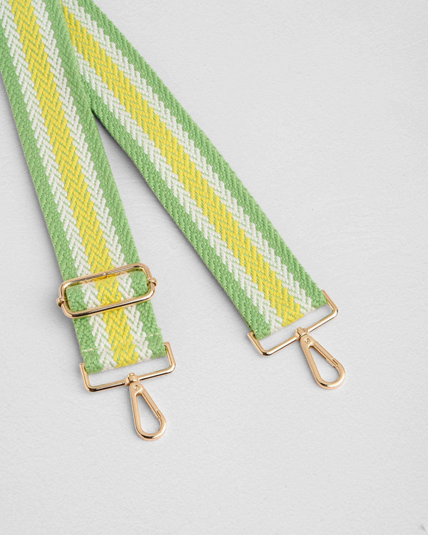 Striped | Strap Green Woven Stripe