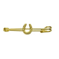 Gold | Plain Horseshoe Stock Pin – Exselle, gold-plated plain horseshoe stock pin