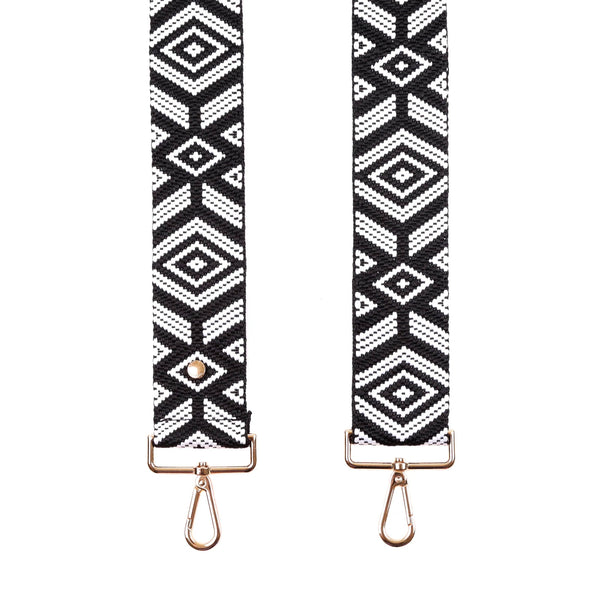 Geometric | Strap Black & White Diamond