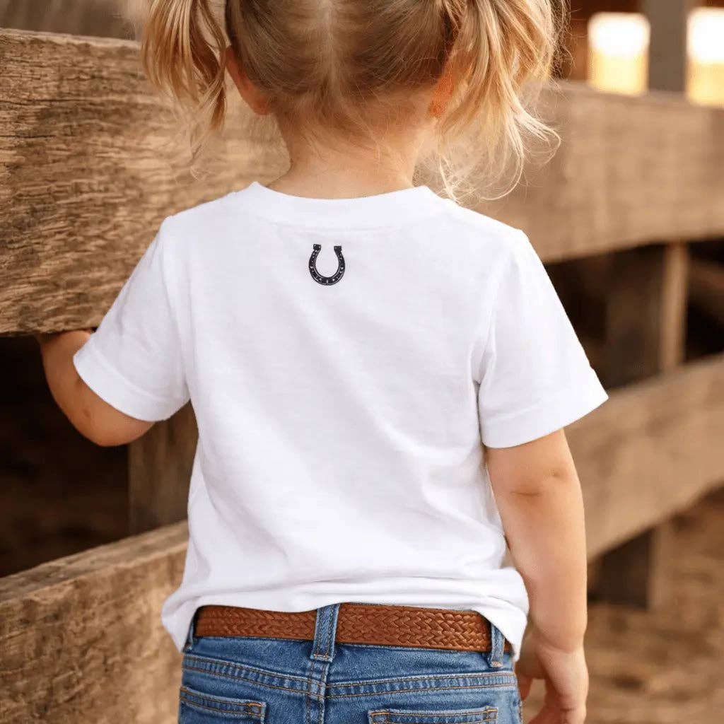 Barn Buddy Horse Toddler Tee: 2T