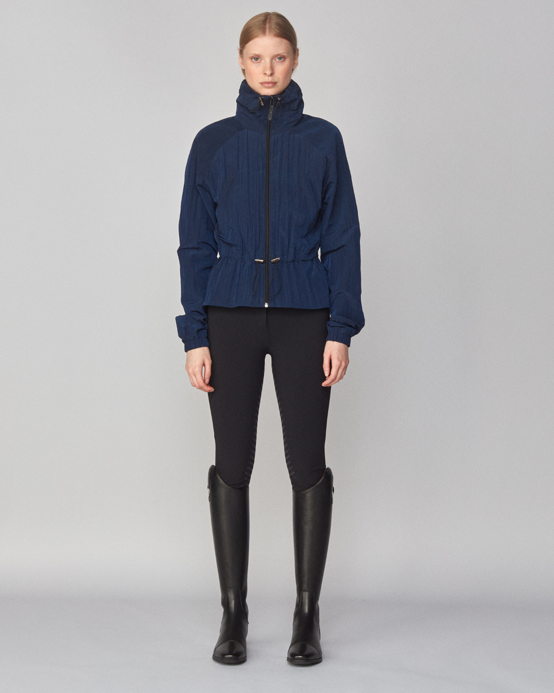 Windproof Riding Jacket Navy