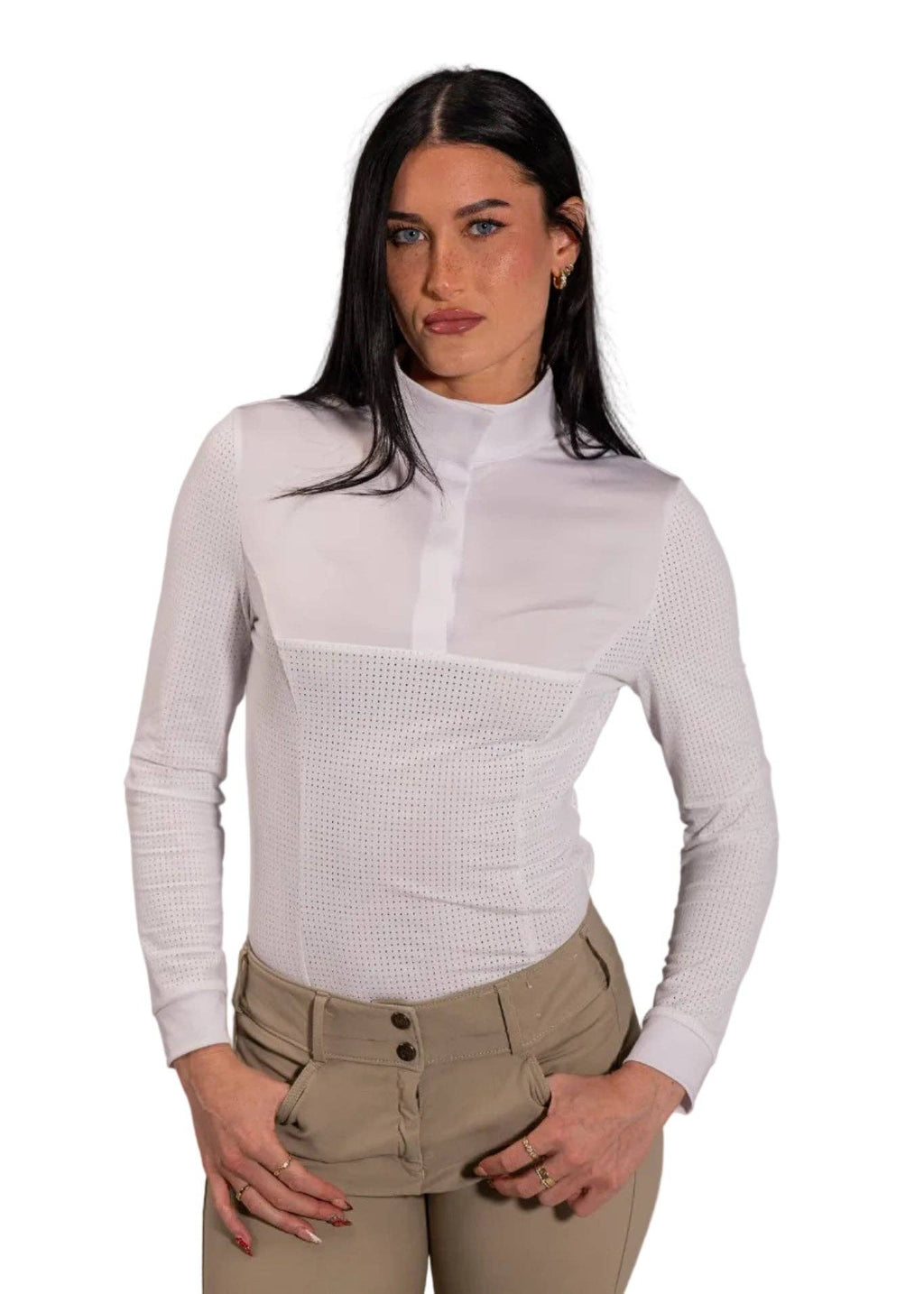 Pauline Shirt in Snap / Jet Black
