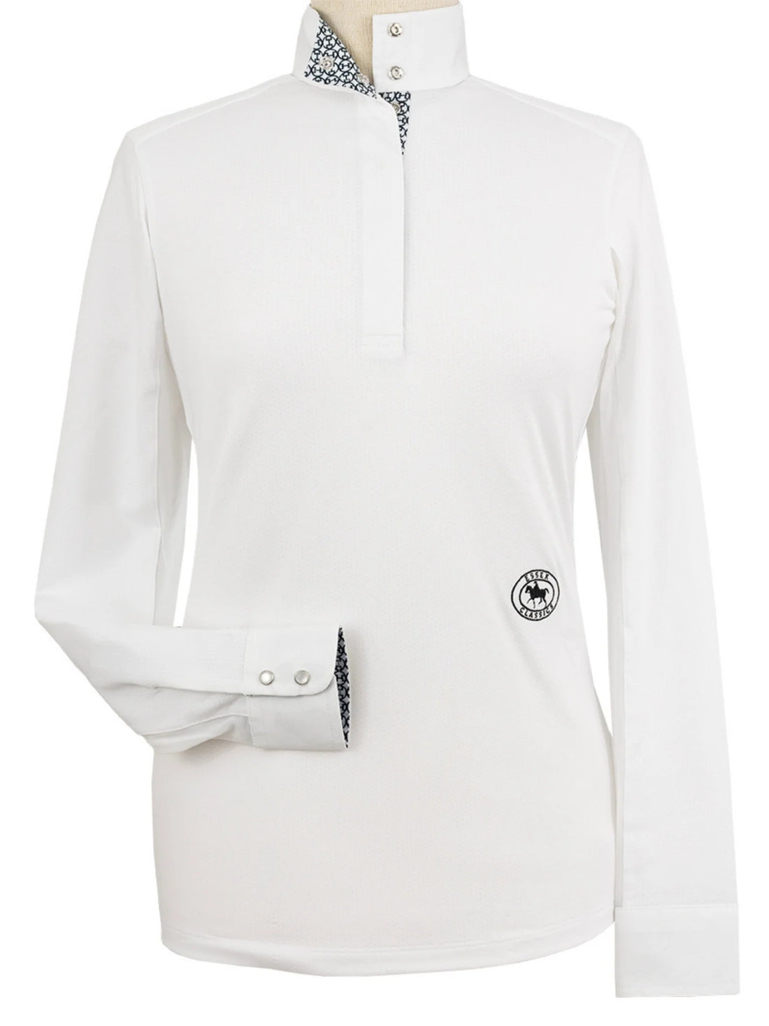 Bit By Bit Ladies Talent Yarn Straight Collar Long Sleeve Show Shirt – Essex Classics