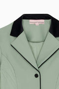 Classica Mesh Piped Show Coat – Matcha – Hannah Childs Lifestyle