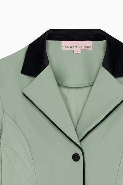 Classica Mesh Piped Show Coat – Matcha – Hannah Childs Lifestyle