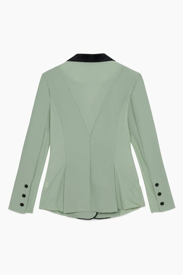 Classica Mesh Piped Show Coat – Matcha – Hannah Childs Lifestyle