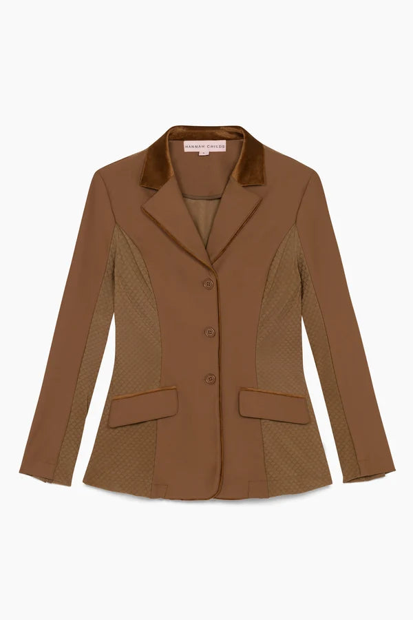 Classica Mesh Piped Show Coat – Matcha – Hannah Childs Lifestyle