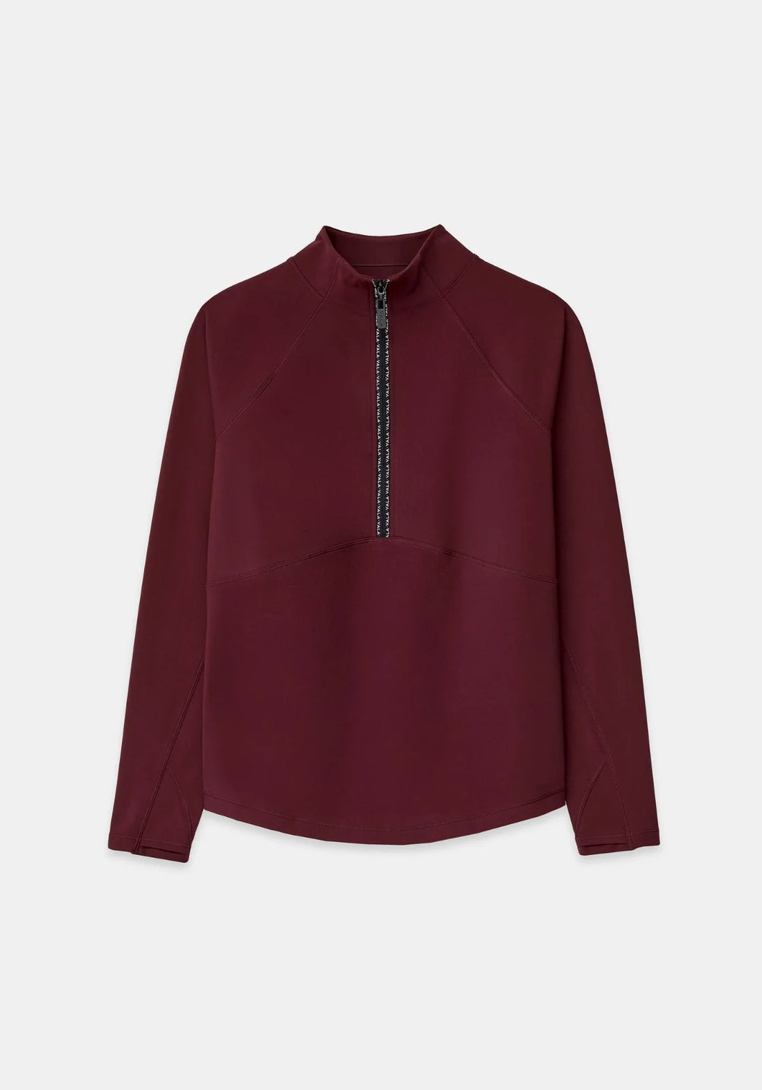 Deep Cherry | Cloudline 1/2 Zip Long Sleeve Top – VALA