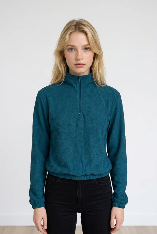 North Sea | Charlotte Waffle Scrim – Coeurmandie