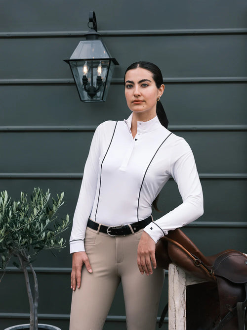 Constance Heart Horse Long Sleeve Show Shirt – Hannah Childs Lifestyle
