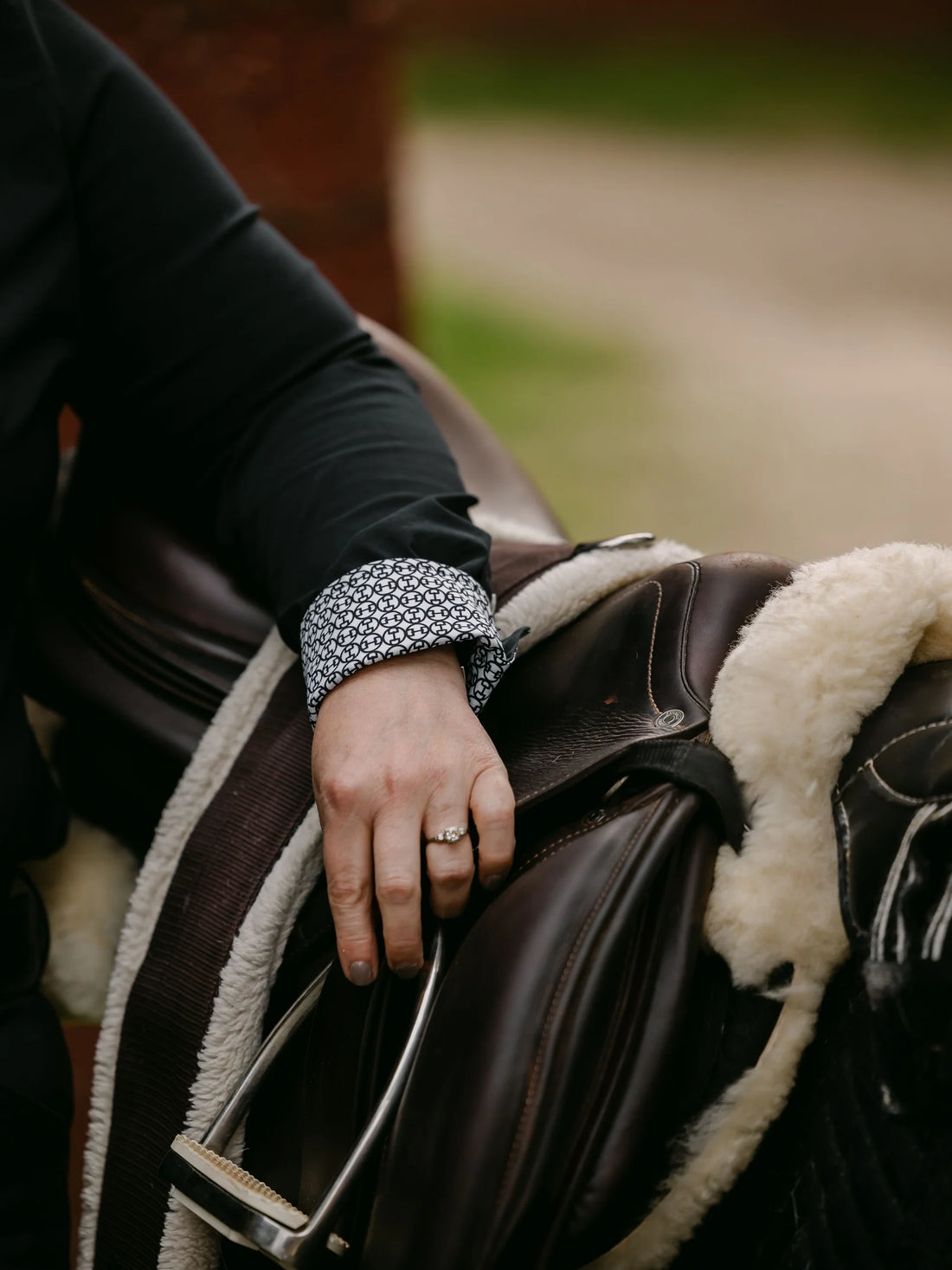 Dora II Schooling Shirt – Black with Bit by Bit Trim – Essex Classics