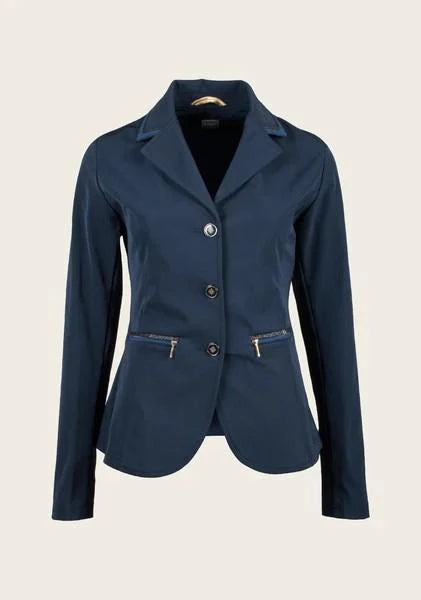 Navy | Espoir Ladies Inspire Coolmax Show Jacket, show jacket front view, flat product shot
